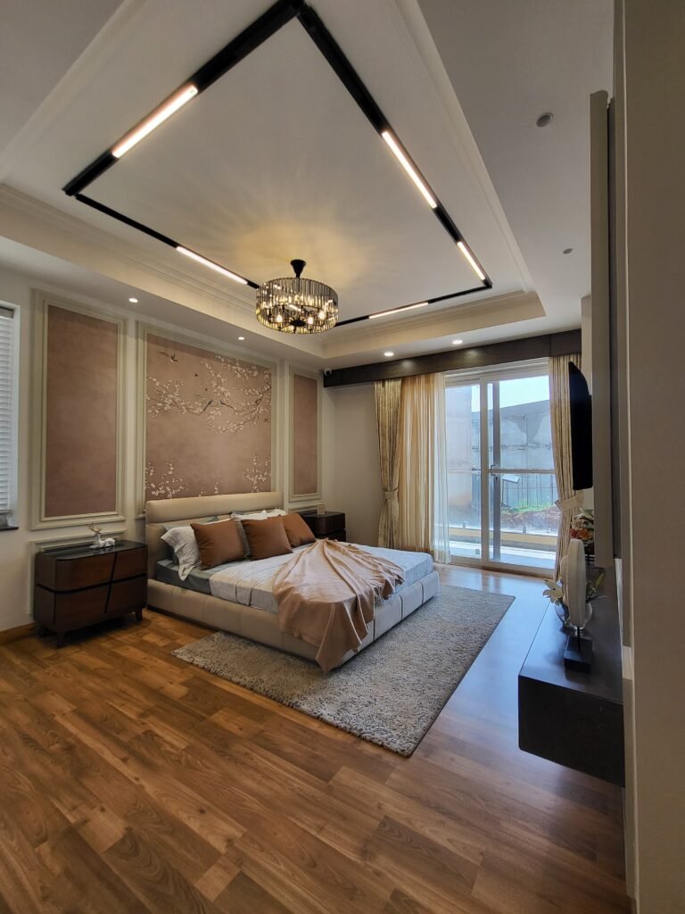 smart home apartments zirakpur - bedroom wide view 1